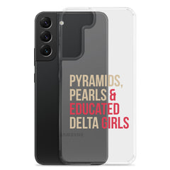 Pyramids Pearls & Educated Delta Girls Clear Samsung® Case