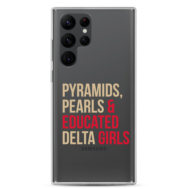 Pyramids Pearls & Educated Delta Girls Clear Samsung® Case