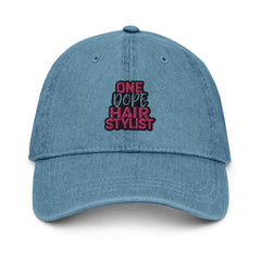 One Dope Hair Stylist Denim Hat