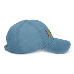 1865 Embroidered Denim Hat