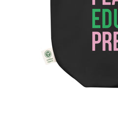 Pinkies Pearls & Educated Pretty Girls Eco Tote Bag