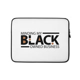 Minding My Black Owned Business Laptop Sleeve