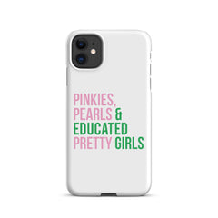 Pinkies & Pearls Educated Pretty Girls Snap Case for iPhone®