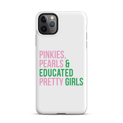 Pinkies & Pearls Educated Pretty Girls Snap Case for iPhone®