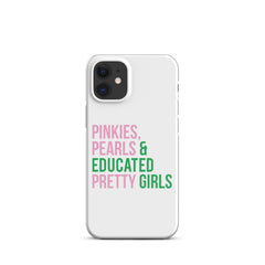 Pinkies & Pearls Educated Pretty Girls Snap Case for iPhone®