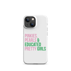 Pinkies & Pearls Educated Pretty Girls Snap Case for iPhone®