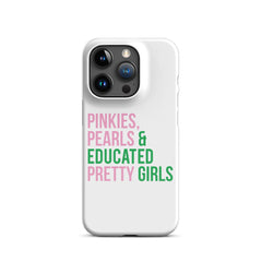 Pinkies & Pearls Educated Pretty Girls Snap Case for iPhone®