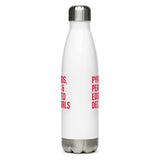 Pyramids Pearls & Educated Delta Girls Stainless Steel Water Bottle - Red