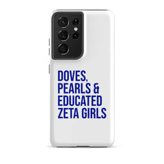 Doves Pearls & Educated Zeta Girls Tough Case  for Samsung®