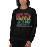 Science is Real Black Lives Matter Sweatshirt