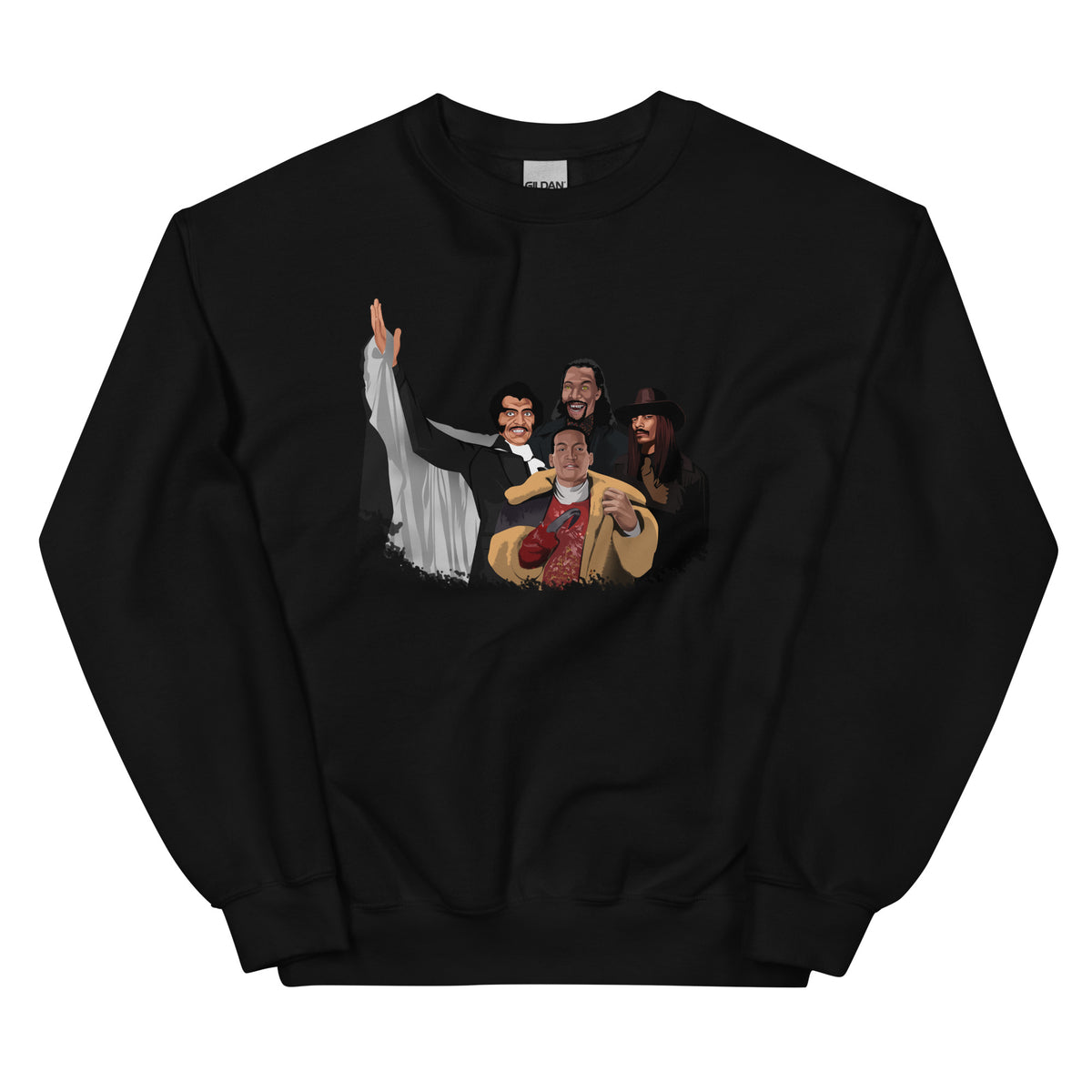 Black Horror Icons (Candyman, Blacula, Jimmy Bones & Maximillian) Sweatshirt