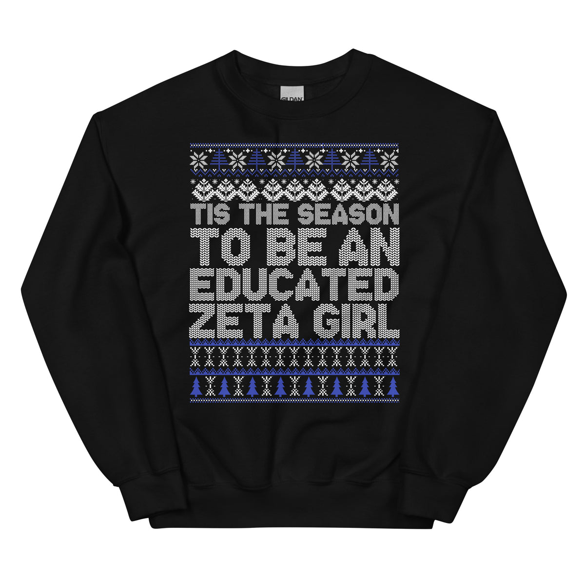 Tis The Season To Be An Educated Zeta Girl Ugly Christmas Sweater