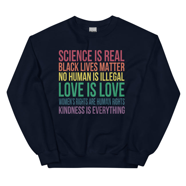 Science is Real Black Lives Matter Sweatshirt