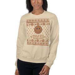 Have A Nice Blackity Black Black Day Ugly Christmas Sweater