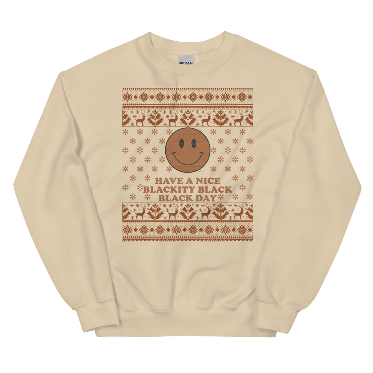 Have A Nice Blackity Black Black Day Ugly Christmas Sweater