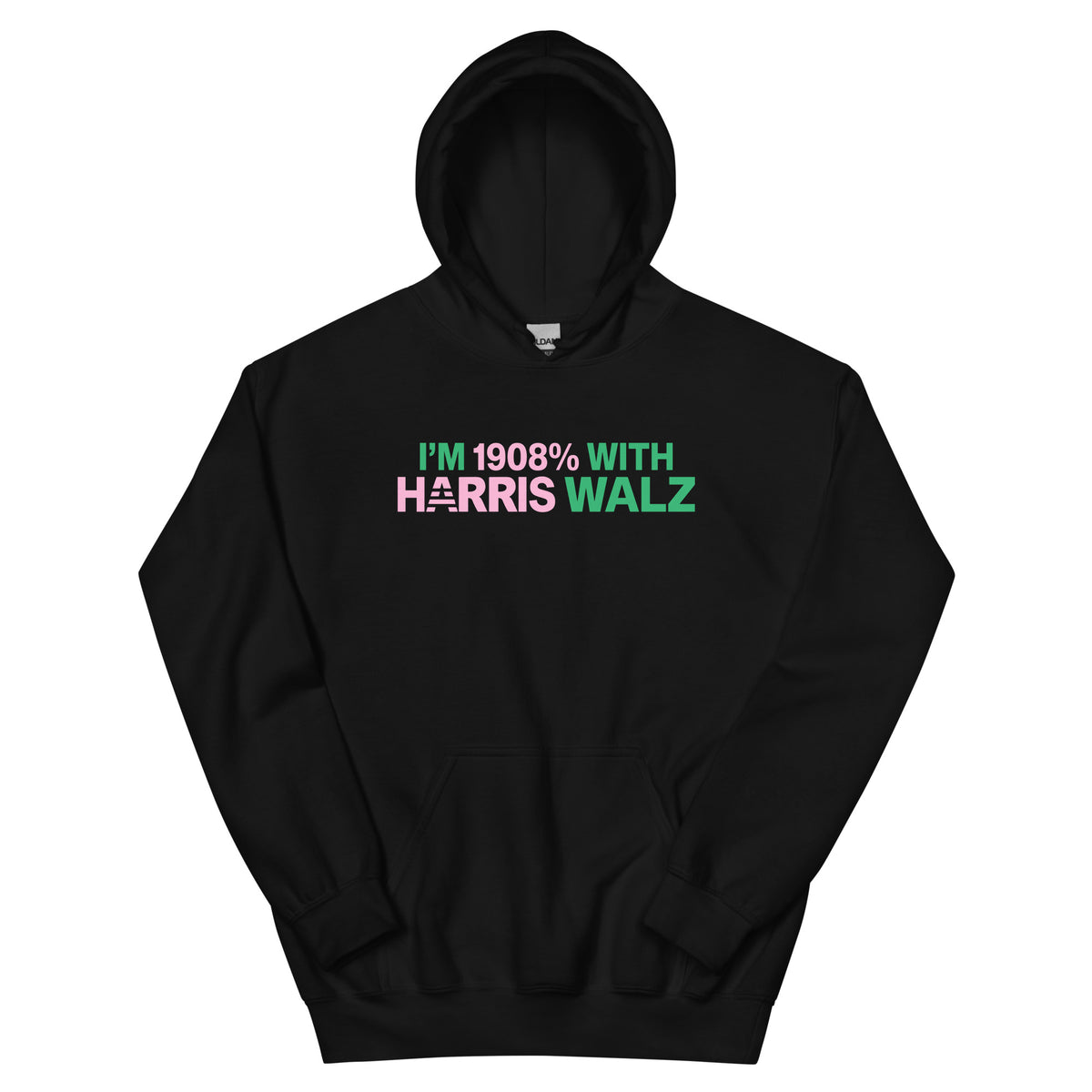 I'm 1908% With Harris Walz Hoodie