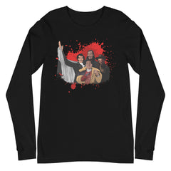 Black Horror Icons (Candyman, Blacula, Jimmy Bones & Maximillian (Vampire in Brooklyn) Long Sleeve T-Shirt