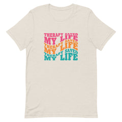 Therapy Saved My Life - Groovy T-Shirt