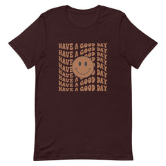 Have A Good  Day T-Shirt - Brown