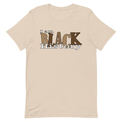 I Am Black History T-Shirt - Brown