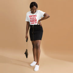 Sometimes You Gotta Pop Out & Show 'Em T-Shirt - Delta