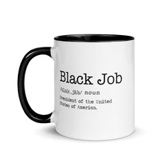 Black Job: President of The United States of America Accent Color Mug