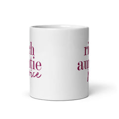 Rich Auntie Juice White Glossy Mug