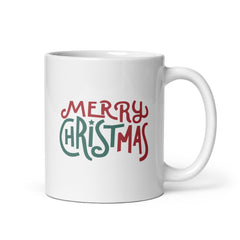 Merry Christmas White Glossy Mug