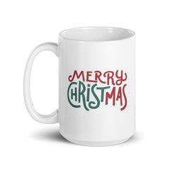 Merry Christmas White Glossy Mug