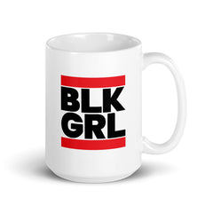 BLK GRL White Glossy Mug