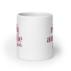 Rich Auntie Juice White Glossy Mug