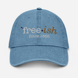 Freeish Since 1865 Embroidered Denim Hat